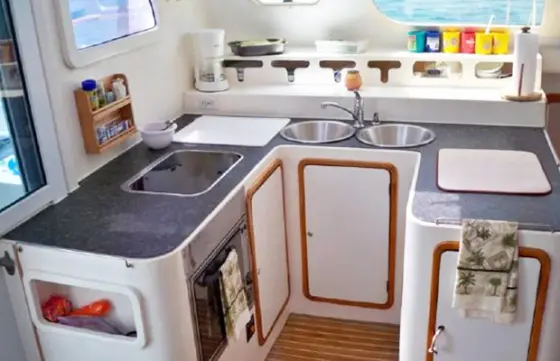 Island Spirit 401 Catamaran Yacht on charter in Mumbai